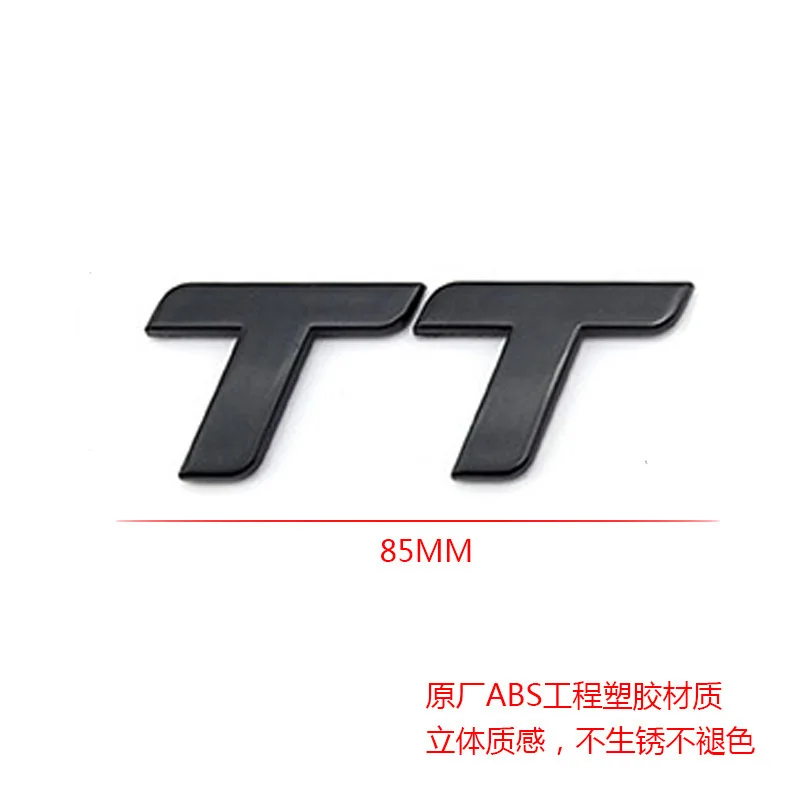 ABS легкий материал TT значок Автомобильная задняя наклейка для Audi Sline RS|Наклейки на