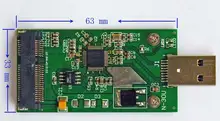 USB 3 до mSATA адаптера mSATA USB 3 твердотельный диск адаптера
