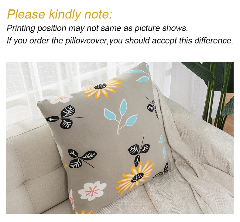 Knitted Cushion Cover Decorative Pillow Case Linen Square 45  45 Printed Pillowcase for Home Chair Decor and Car (2)