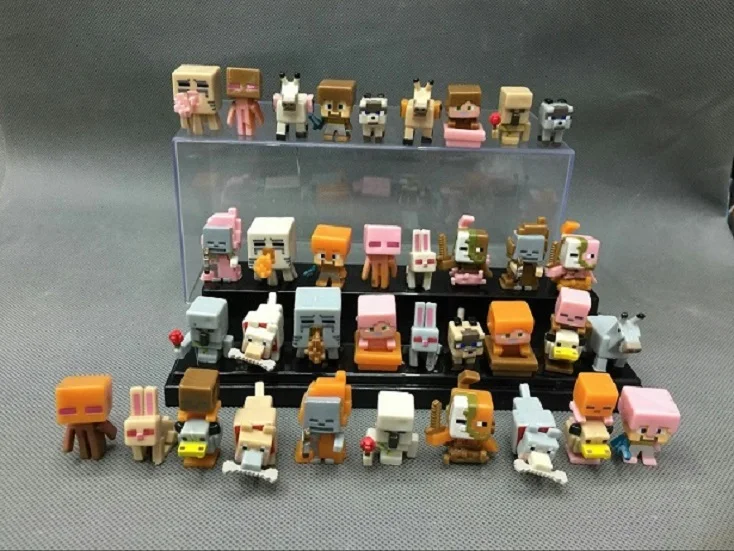 New 36pcs lot First Generation 3D Anime font b Minecraft b font font b Toys b
