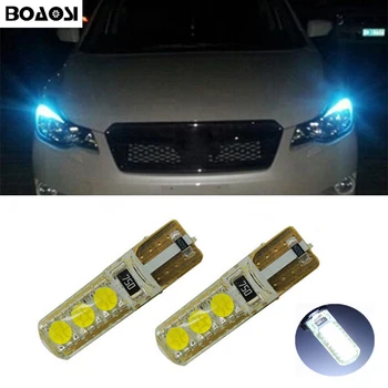 

BOAOSI 2x W5W LED Silicone Error Free Eyebrow Eyelid Light Bulb For Subaru impreza legacy xv forester Outback Tribeca Fiat