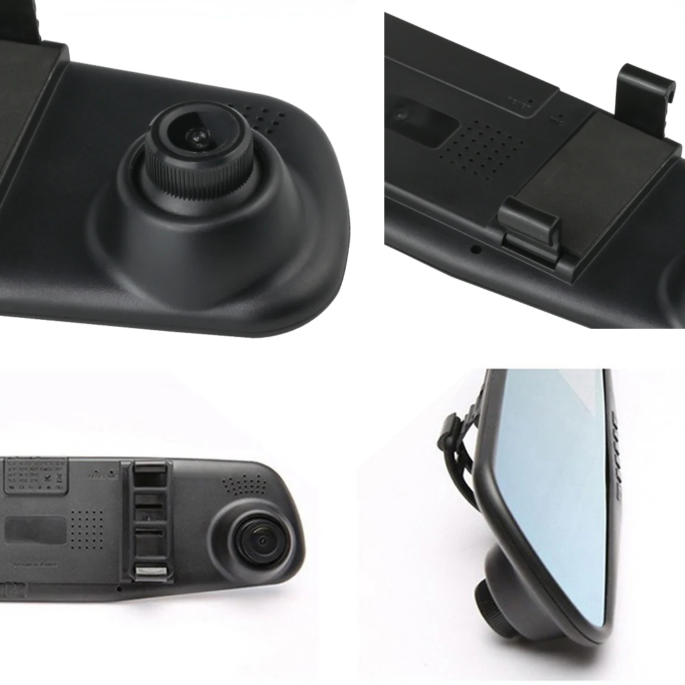  Car DVR Dual Lens Full HD 1080P Video Recorder Rearview Mirror With Rear View Automobile DVR Mirror Dash Cam Car Dvrs