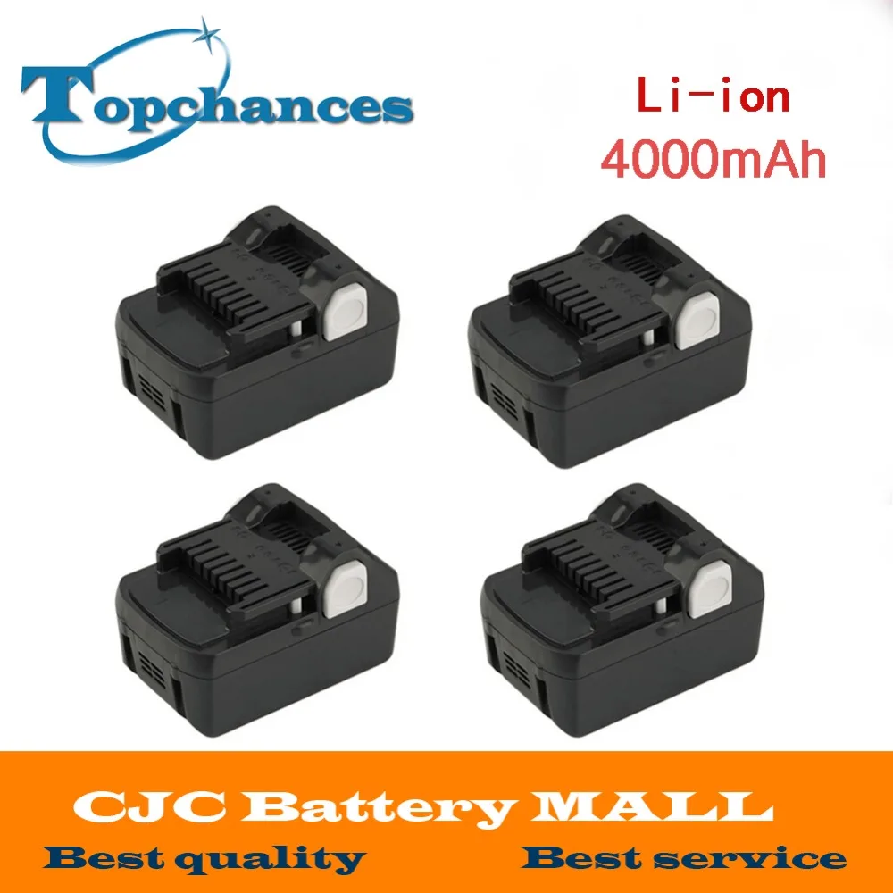 4PCS High Quality New 18V 4000mAh font b Power b font font b Tool b font