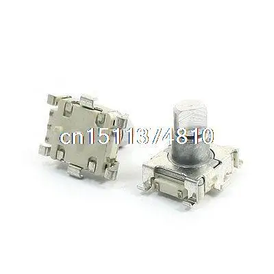 

2Pcs 6mm Dia D Shaft SMD SMT Type Rotary Encoder + Push Button Switch