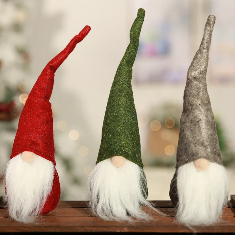 

Nordic Plush Dwarf Christmas Present Christmas Gifts Santa Claus Dolls Figurine for Xmas Festival Home Decoration SD446