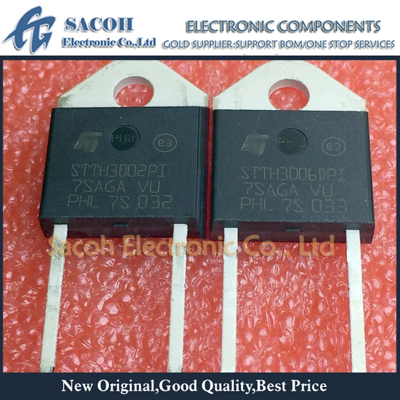 Free Shipping 10Pcs STTH3006DPI STTH3006PI STTA3006PI STTH3010PI DOP3I 30A 600V Ultrafast high voltage rectifier | Электроника