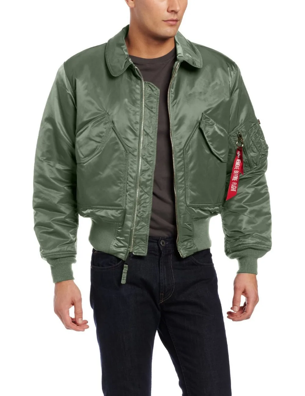 CWU/45P FLYING JACKET USAF FLIGHT PILOT JACKET MEN BOMBER PILOT JACKET ...