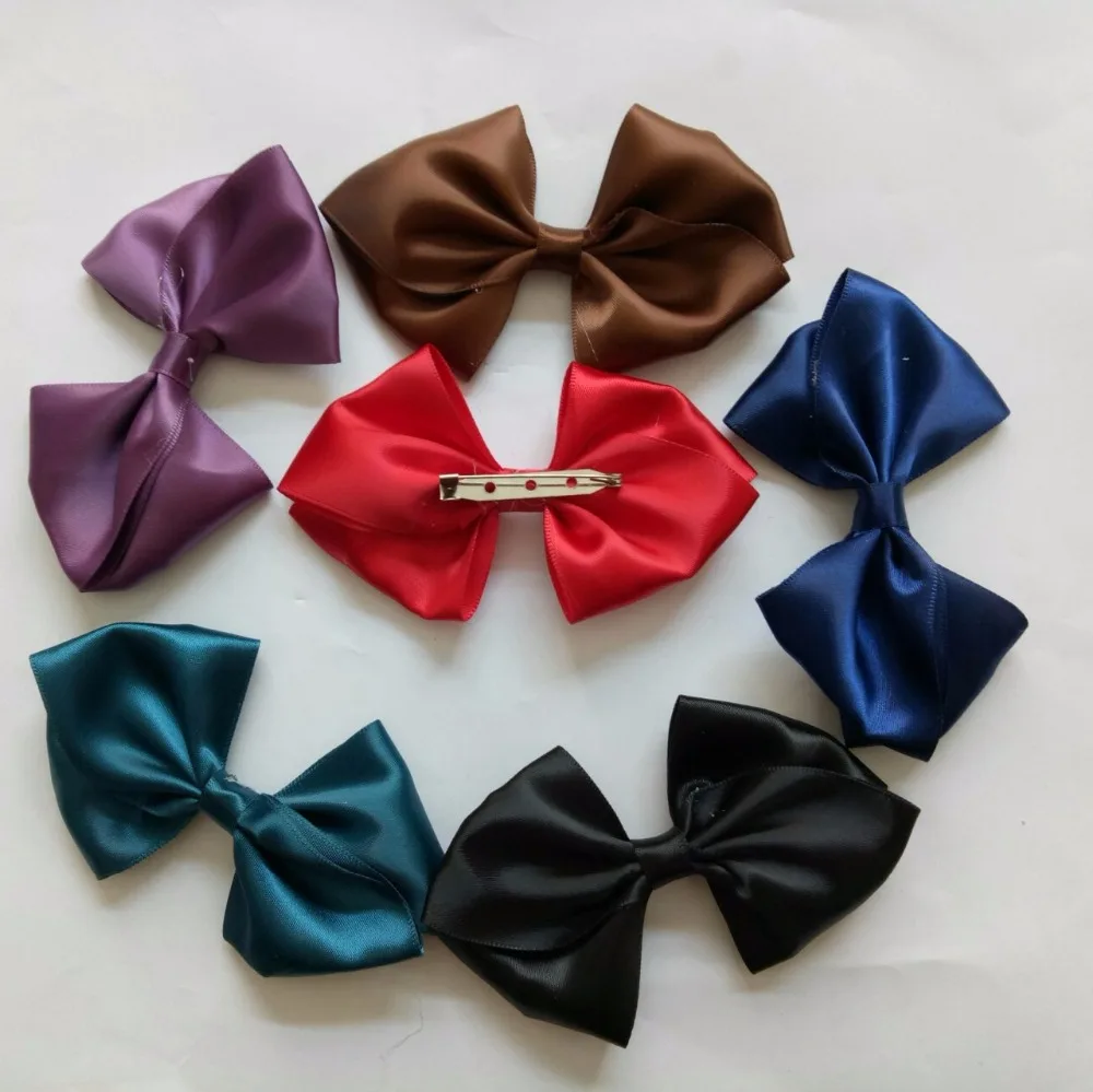 

big bowknot Brooches Manual Bow Brooch Women Clothing Accessories tie College Cloth Art girls Jewelry pins mennament brooch pin