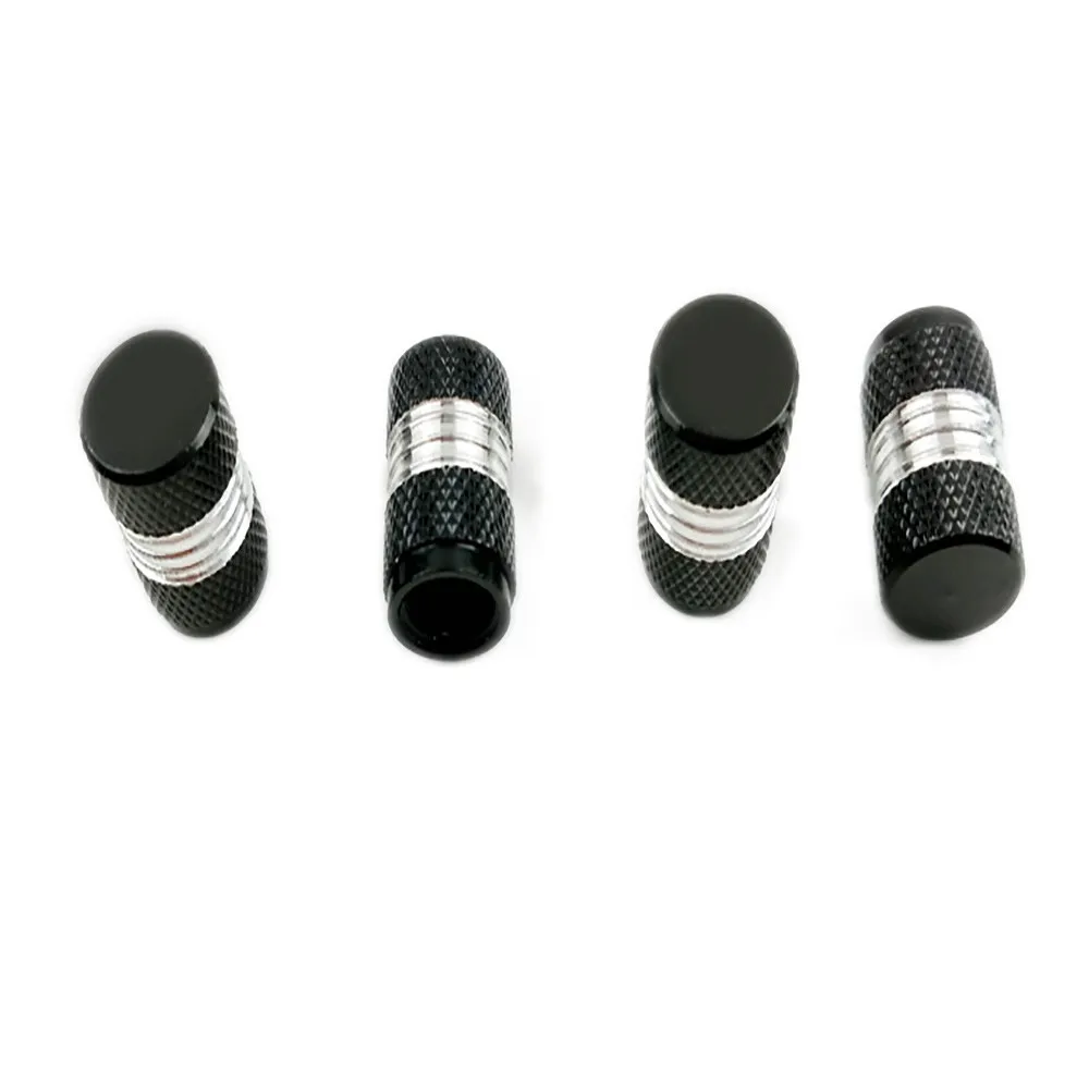Car styling valvula coche universal 4pcs Car Truck Bike Tire Wheel Rims Stem Air Valve Caps Tyre