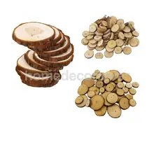 160 шт. кусочки древесины для рукоделия-смешанный различных природных деревянный Ломтики Для DIY центральные Украшения