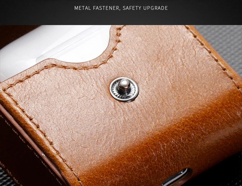 PU Leather Case For Airpods Business Luxury Cases For Air Pods Wireless Earpods Earphones For Apple Ear Pods Case With Strap (10)