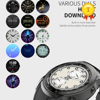

2019 Round Screen Smart Watch 3G WIFI GPS Smart Watch Phone With Heart Rate Monitor beautiful watch faces for iphone android