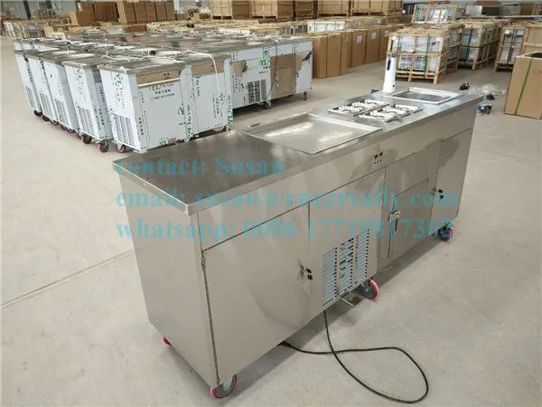 fried ice cream machine fry ice cream roller  (6)