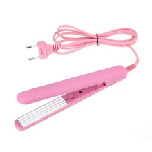 Pink Mini Hair Curler Iron Ceramic Electric Titanium Curling Corrugated Iron Styling Tools Fashion