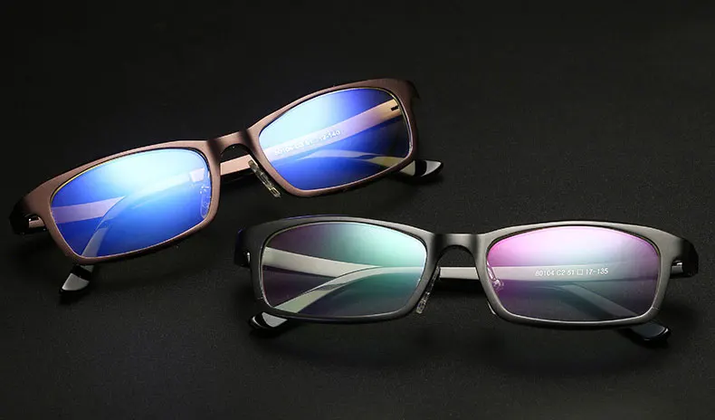 80104 оптические очки кадр для Для мужчин и Для женщин очки, очки полная оправа очков сплава рама очки