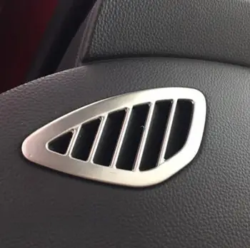 

Stainless steel Car accessories styling For Chevrolet Cruze 2016 2017 2018 Car front Small air outlet Decoration cover trim