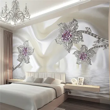 

wallpapers home decor Photo background wall paper living room Photography Diamond Hotel bathroom large wall art mural painting