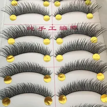 50 пар, накладные ресницы ручной работы, хлопковые стебли, накладные ресницы, инструменты для наращивания, толстые крестовые накладные ресницы для создания, инструменты для макияжа