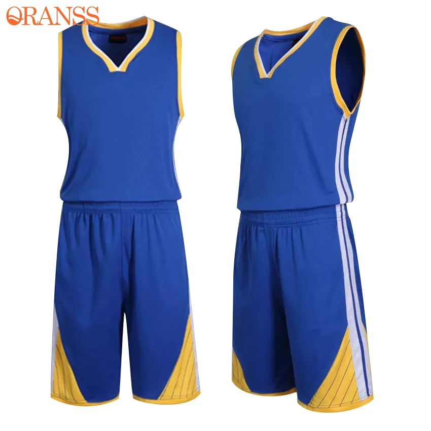 Man's Throwback Blank Basketball Jersey Competition Training Team