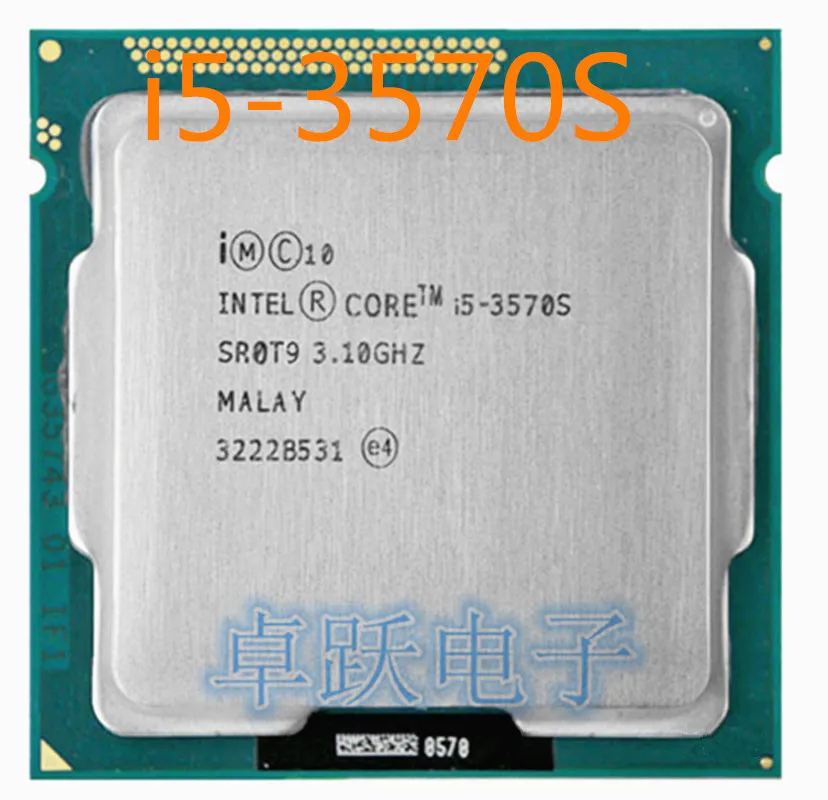 Процессор Intel Core 3570 I5 S 6 мб кэш памяти 3 1 ггц LGA1155 четырехъядерный процессор для