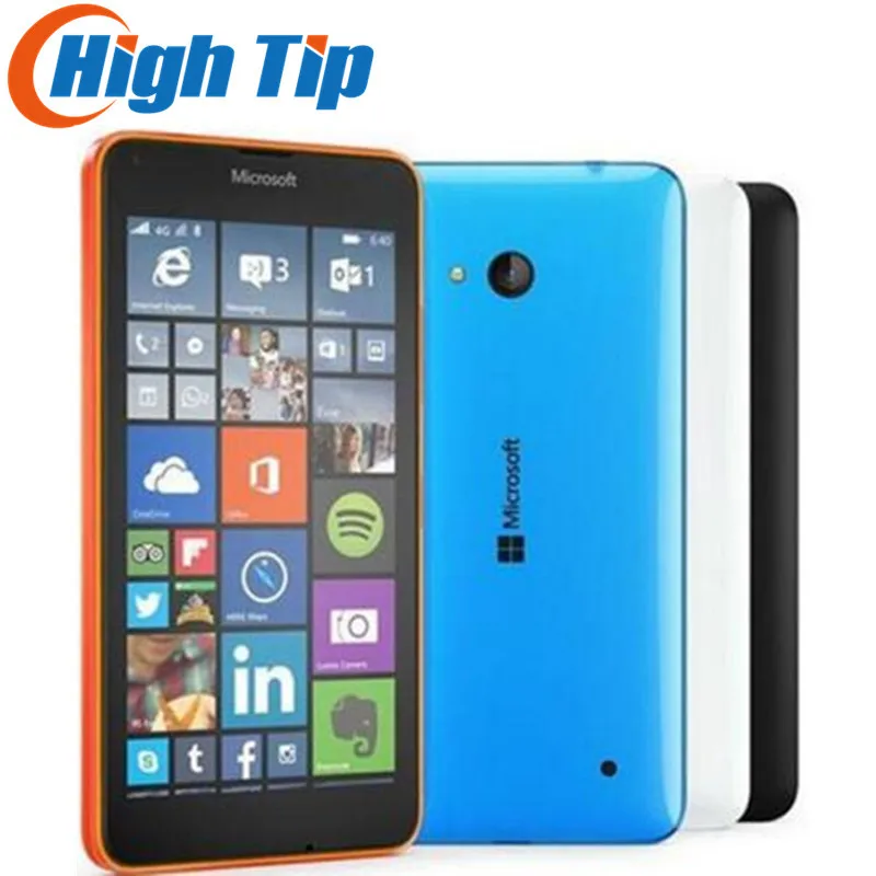 Kopen Unlocked Nokia Microsoft Lumia 640 Quad core 8 gb ROM 8MP Windows mobiele mobiele telefoon LTE 4g 5.0 inch Refurbished dropship