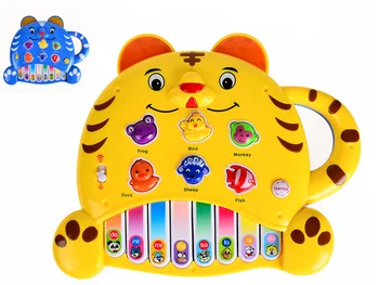 

[TOP] 0-3 years old Tiger Electronic organ Music Animal Sound Piano Keyboard English Version Learning Machine Educational Toys