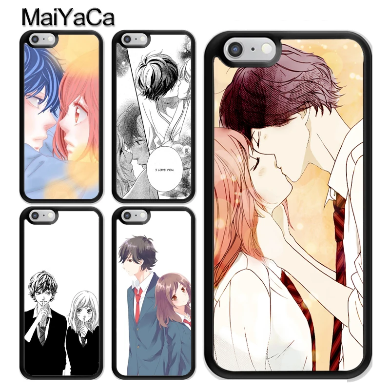 

MaiYaCa Ao Haru Ride Kiss Soft TPU Skin Phone Case For iPhone X XR XS MAX 6 6S 7 8 Plus 5 5S SE Fundas Coque Cover