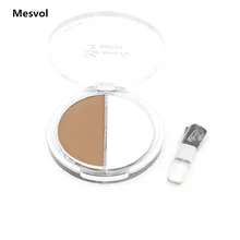 Контурная пудра Макияж Лицо пресс-пудра 1 шт. 2 цвета макияж восстанавливающая емкость пудра палитра 3062