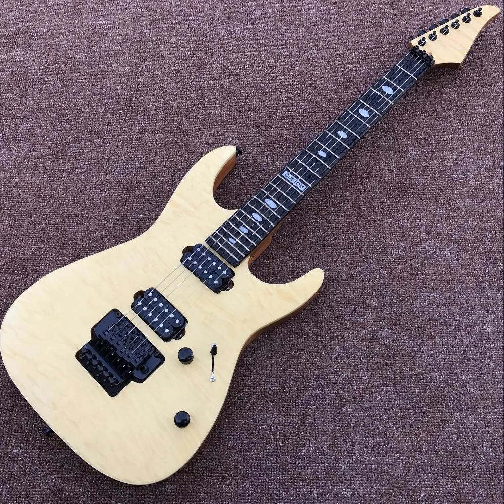 Factory direct Factory Custom Shop beige Electric Guitar