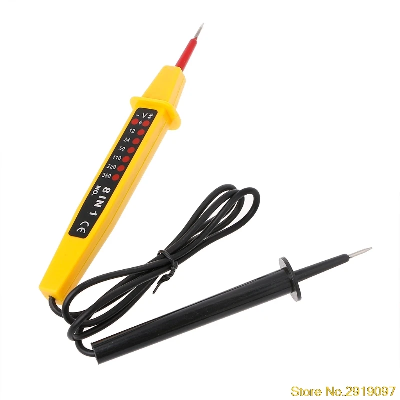 

8 In 1 Tester Voltage AC DC 6-500V Auto Electrical Pen Detectorping Support