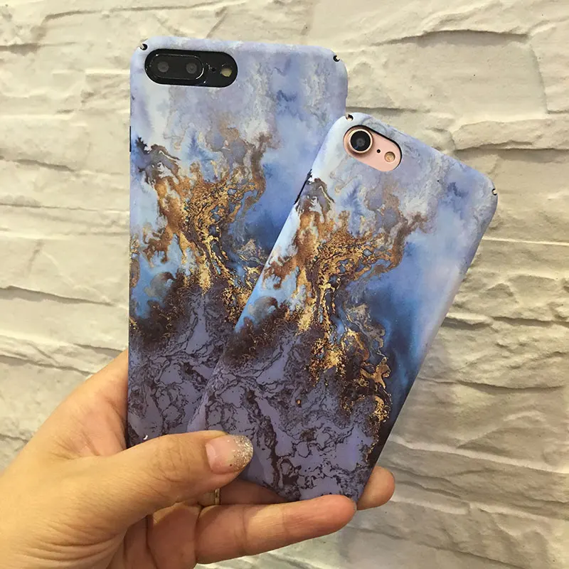 Чехол для телефона Boucho Art Marble чехол iphone 5 5S SE матовый жесткий защитный 7 6 6s Plus синий