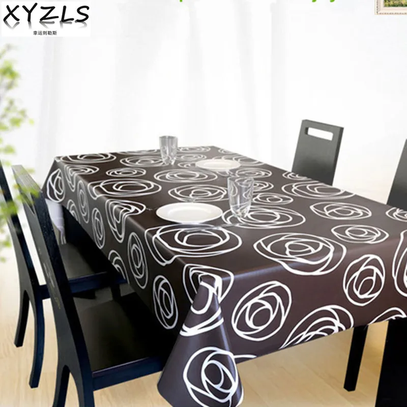 XYZLS Brand European PVC table cloth modern geometric non wash