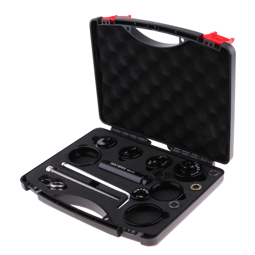 

Bracket Kit Tool Remove Install Press-Fit Bottom Bracket for Bike Bicycle Fixing Maintaining Bicycle Bearing Press Kit Tool