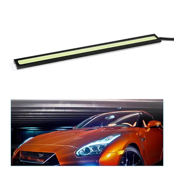 

1Pc LED DRL Daytime Running Lights Car 6 LEDs DC 12V Auto Fog Light Driving Lamp Waterproof Led Light Strip Car DRL Accessories