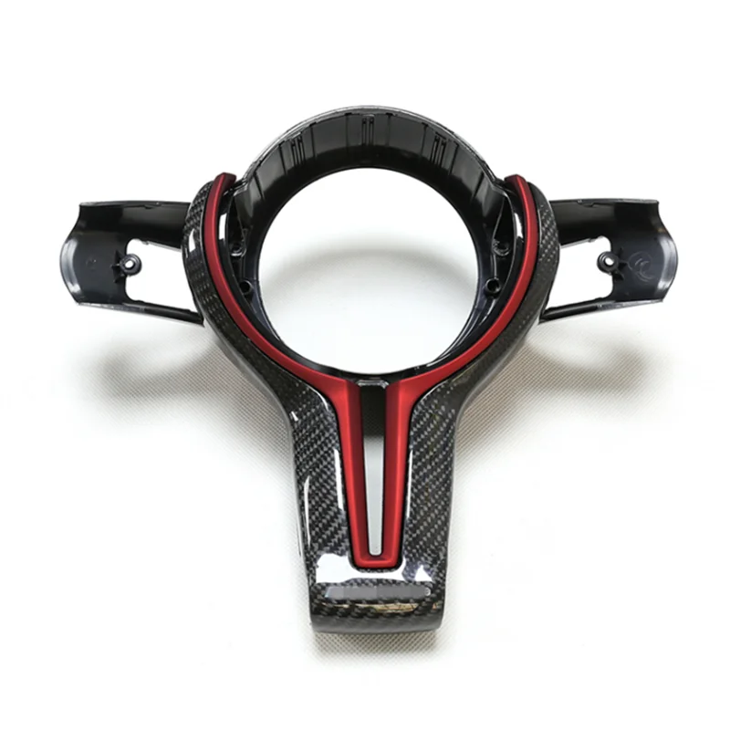 Для BMW M2 F87 M3 F80 M4 F82 M6 F06 F12 F13 X5M F85 X6M F86 углеродное волокно Руль Накладка для