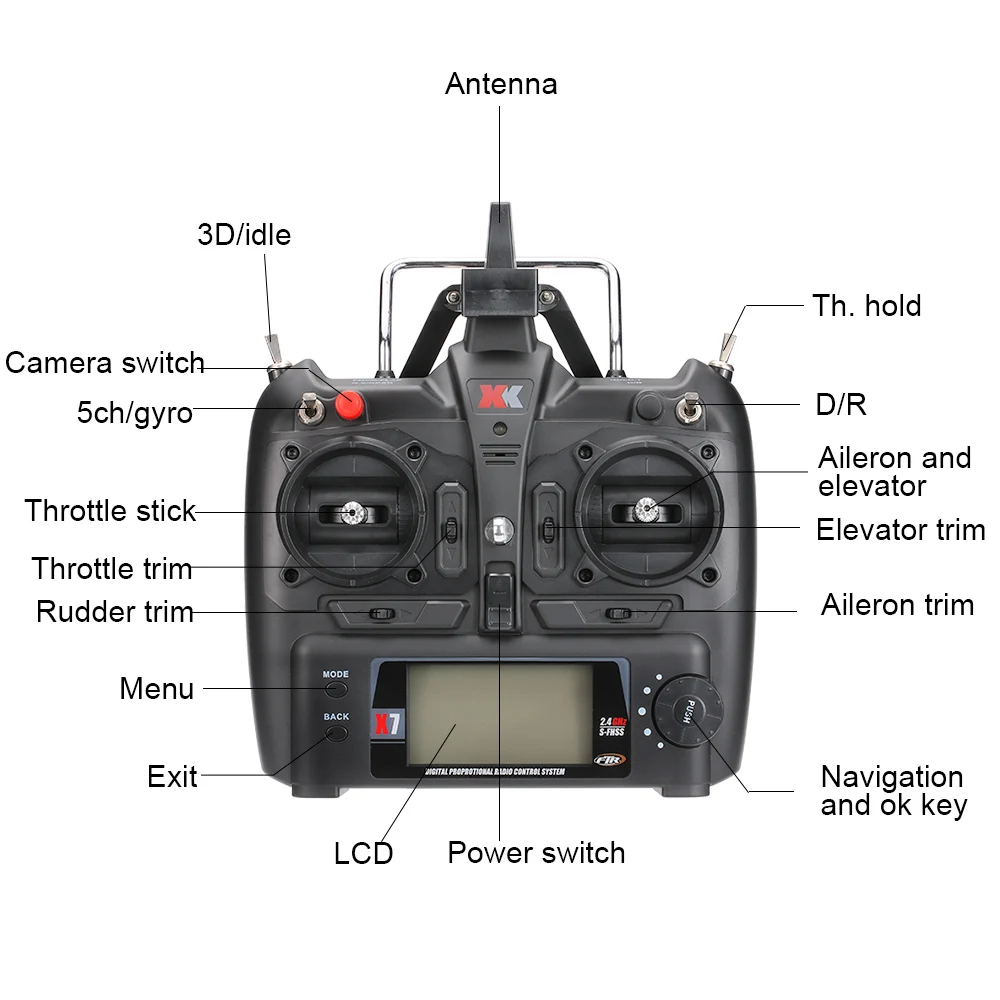 Freeshipping _X252_2.4G_7CH_5.8G_FPV_Quadcopter_RC_Racing_Drone_With_720P_Wide-Angle_HD_Camera_Brushless_Motor_RTF_3D_6G_Mode_11