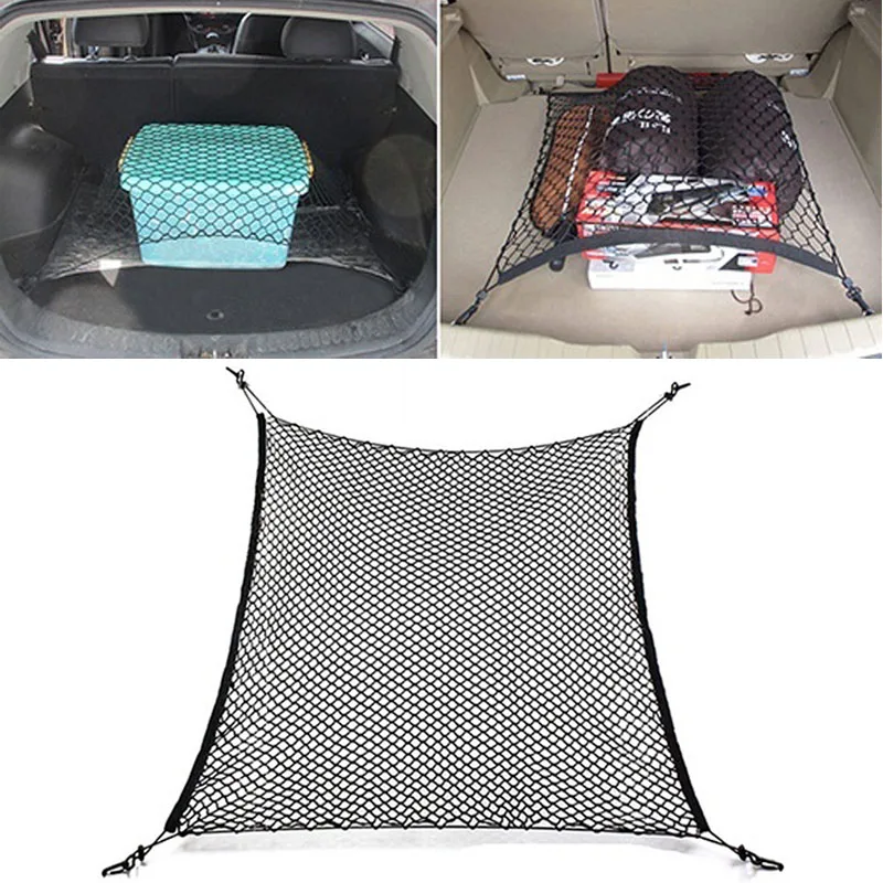 New Practical Useful Car Trunk Nylon Rear Cargo Organizer Storage Elastic Mesh Net 2017 XR657 | Автомобили и мотоциклы