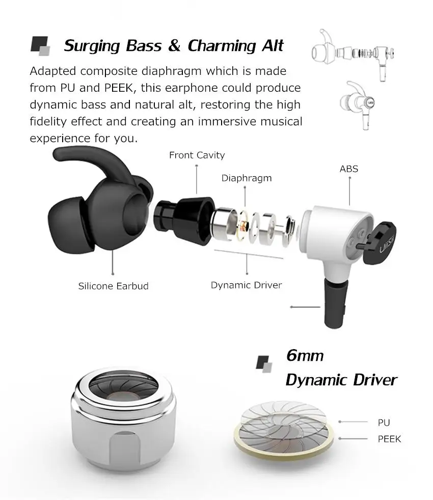 Bluetooth наушники UiiSii HI Fi с микрофоном и пультом ДУ 710|Наушники гарнитуры| |