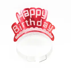 1 шт./компл. корона шляпа активности с днем рождения тема Корона тема красный серии платье украшения поставки