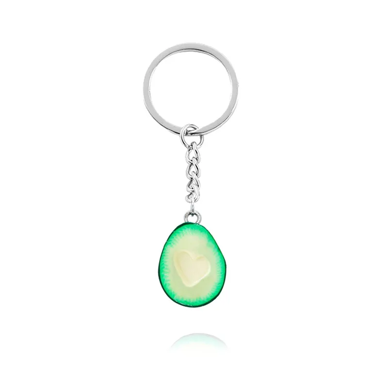Милое ожерелье с подвеской в форме авокадо для женщин и девушек, цепочки в форме фруктов, Очаровательное ожерелье, вечерние подарки, ожерелье с авокадо ручной работы - Окраска металла: H