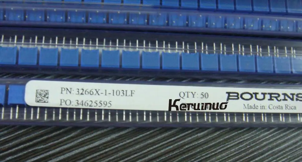 Оригинальный триммер 3266X-1-103LF BOURNS 3266X 1/4 ⟎RM 10K 103LF | Электроника