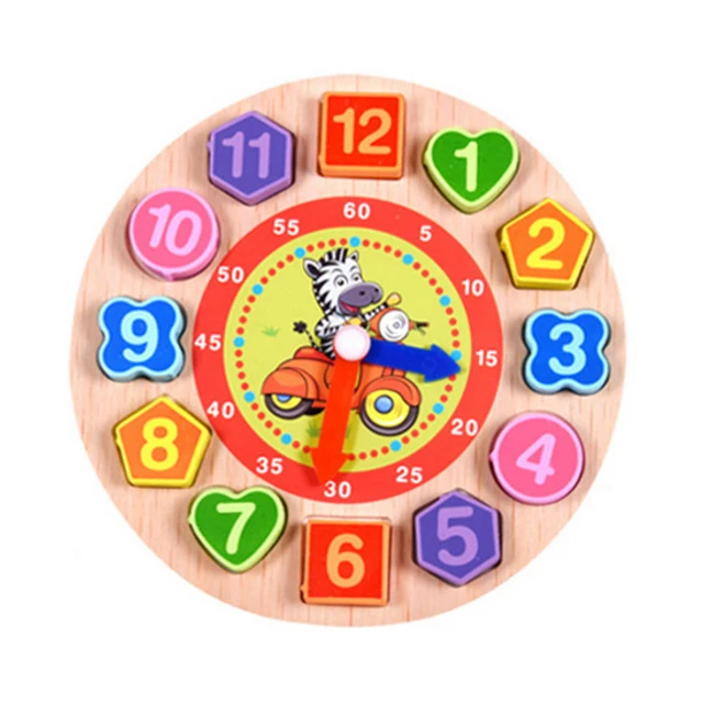 Buy Children Educational Toys Wooden Assembling clock