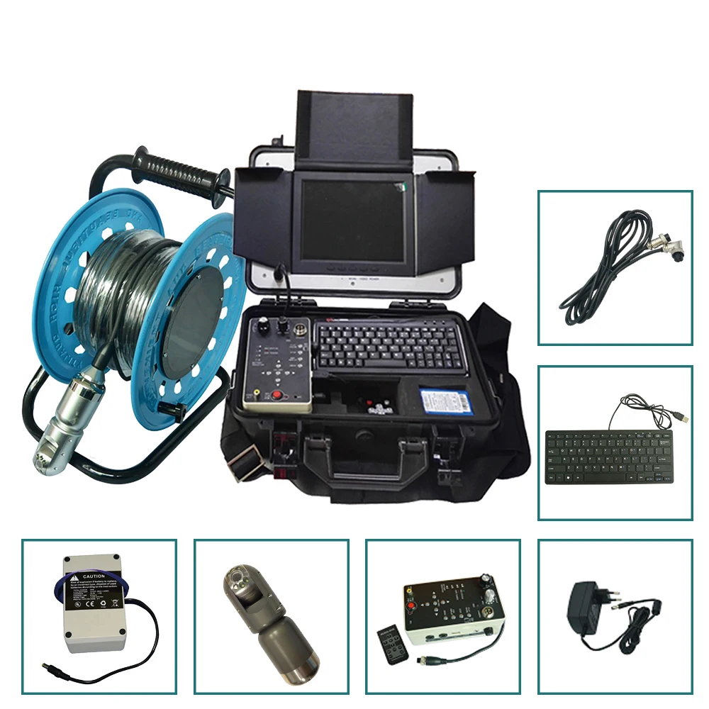Top Rated CCTV Video Camera System Deep Water Well Inspection Camera