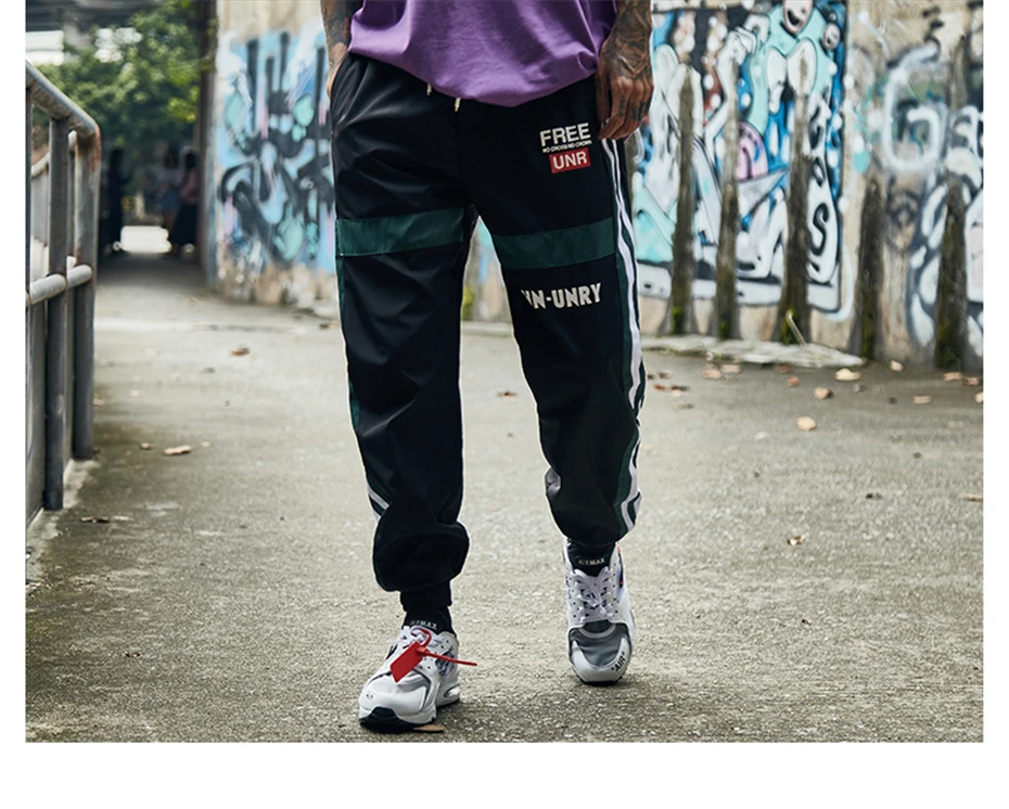 Мужские шаровары джоггеры Sweatpant 2019 Весна для мужчин хип хоп повседневное трек брюки для девочек мужской моды уличные брюки WG123