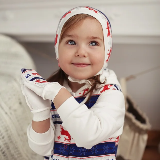 Чепчик Lucky Child с начёсом для девочек и мальчиков, арт. 10-10f (Скандинавия) [сделано в России, доставка от 2-х дней]