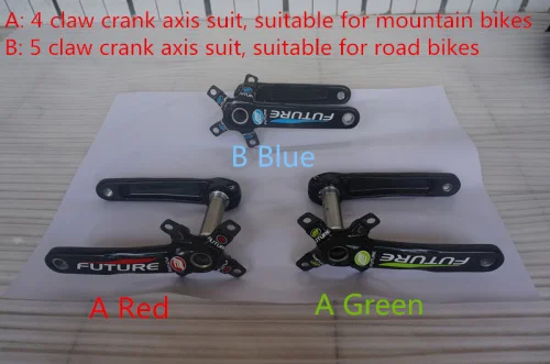 Cheap The new free shipping FUTURE four claws mountain bike crank and crank Ipomoea Road Cycling