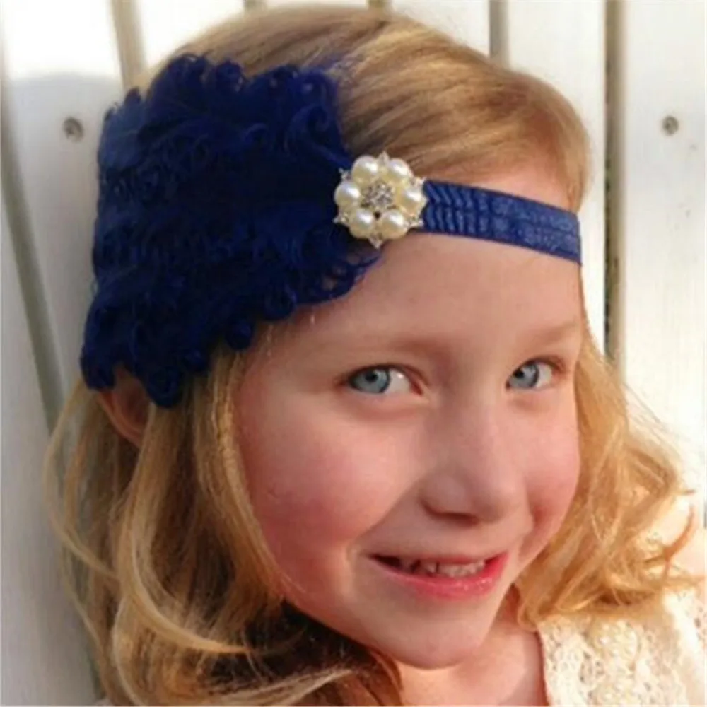 Retail 1PCS/lot Fashion Feather Baby Kid Headband Wholesale Pretty