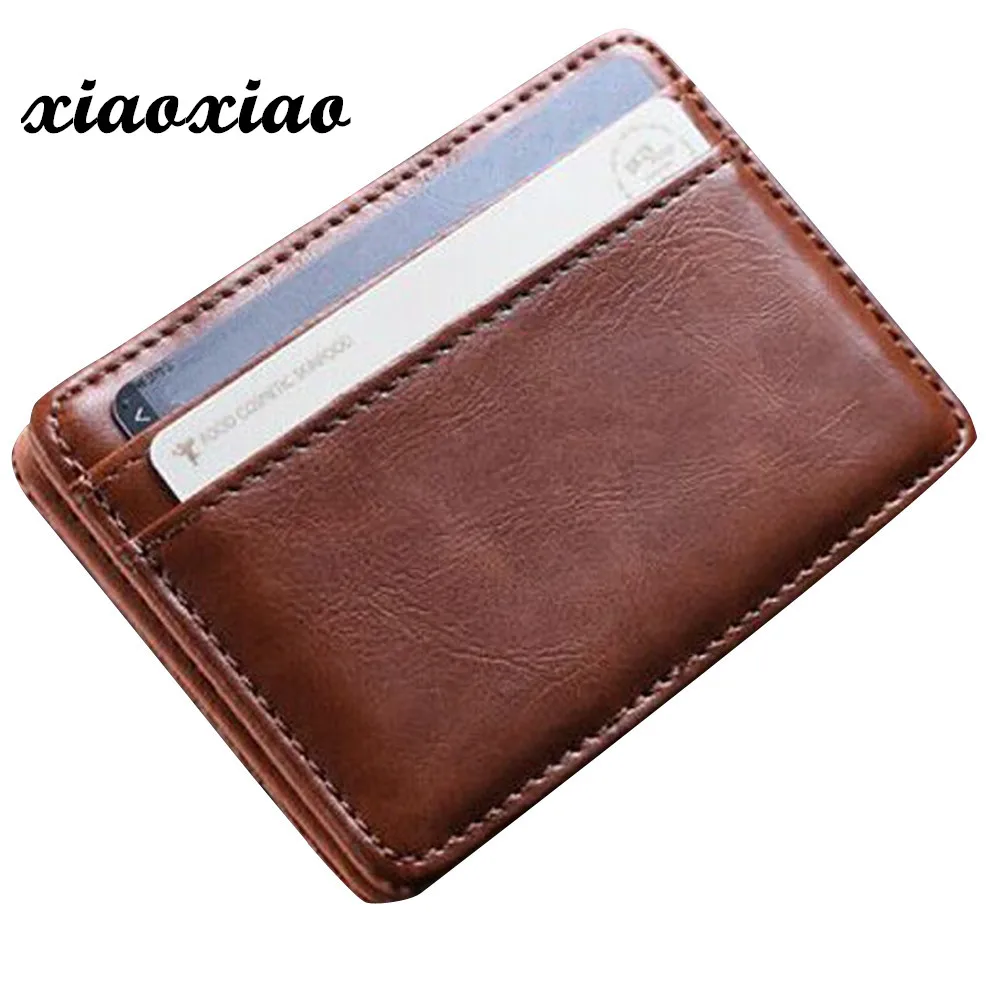 

Hot Sale Mini Leather Wallet Wallet ID Credit Card Holder Male Small Wallet Wallets dropshipping