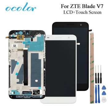 

ocolor For ZTE Blade V7 LCD Display and Touch Screen Digitizer Assembly Replacement With Frame +Tools+Adhesive For ZTE Blade V7