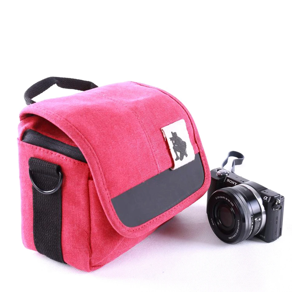 Mochila сумка для камеры на ремне Дело Холст сумки для Canon PowerShot SX60HS SX730HS SX720 HS SX620 HS SX540 HS SX430 18-55 объектива